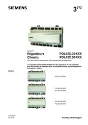 Siemens Climatix POL424.50 Serie Mode D'emploi
