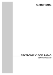 Grundig SONOCLOCK 620 Mode D'emploi