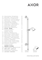 Axor Front 26023 Serie Mode D'emploi / Instructions De Montage