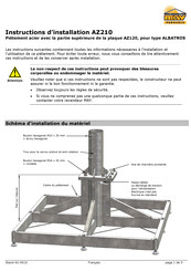 MAY AZ210 Instructions D'installation