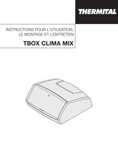 thermital TBOX CLIMA MIX Instructions Pour L'utilisation