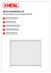 X-METAL 8610 Notice De Montage