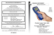 MONARCH INSTRUMENT Pocket Laser Tach 200 Manuel D'instructions