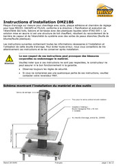 MAY DMZ186 Instructions D'installation