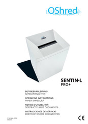 QShred SENTIN.L PRO+ Notice D'utilisation