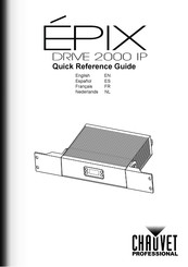 Chauvet Professional EPIX DRIVE 2000 IP Guide De Référence Rapide