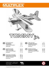 Multiplex TOMMY Jr. 1-02130 Notice De Montage