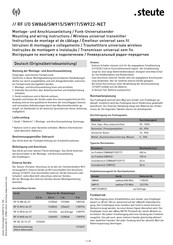 steute RF HB-4CH SW917-NET Instructions De Montage