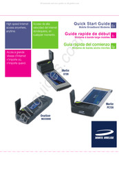 Novatel Wireless Ovation MCD3000 Guide Rapide De Début