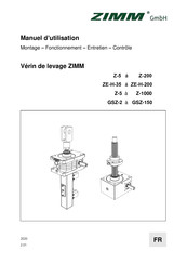 ZIMM Z-200 Manuel D'utilisation