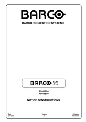 Barco R9001509 Notice D'instructions
