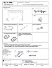 Subaru H630SXC001 Instructions D'installation