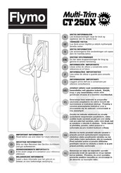 Flymo Multi-Trim CT 250X Mode D'emploi