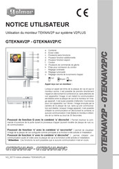 Golmar GTEKNAV2P Notice Utilisateur