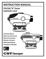 CST/BERGER PAL N Série Manuel D'instructions