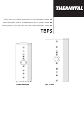 thermital TBPS 430 KOMPACT Instructions Pour L'utilisateur