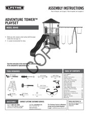 Lifetime ADVENTURE TOWER Instructions D'assemblage