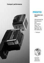 Festo CPV -GEASI-4E4A Serie Traduction De La Notice Originale