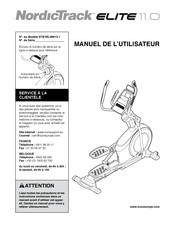 NordicTrack ELITE 11.0 Manuel De L'utilisateur