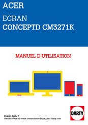 Acer CM3271K Manuel D'utilisation