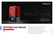 Creality HALOT-LITE Mode D'emploi