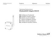 Endress+Hauser WirelessHART Adapter SWA70 Mode D'emploi