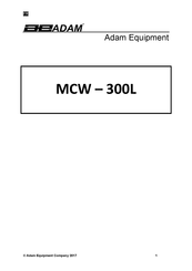 Adam MCW-300L Mode D'emploi