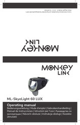 MonkeyLink ML-SkyeLight 60 LUX Mode D'emploi