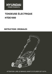 Hyundai HTDE1800 Instructions Originales