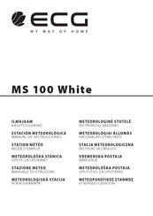 ECG MS 100 White Mode D'emploi