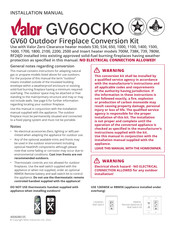 Valor GV60CKO Guide D'installation