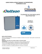 Dettson Chinook Compact CC15-M-V Guide D'installation Et Manuel Du Propriétaire