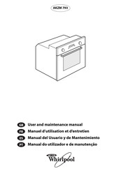 Whirlpool AKZM 793 Manuel D'utilisation Et D'entretien