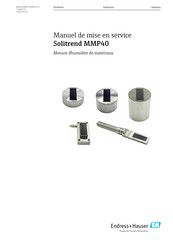 Endress+Hauser Solitrend MMP40 Manuel De Mise En Service