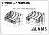 LAMS CHAMBORD Instructions De Montage