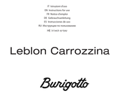 Burigotto Leblon Carrozzina Notice D'emploi