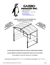 Gazebo Penguin 436586 Guide D'installation