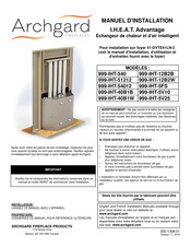 Archgard 999-IHT-51212 Manuel D'installation