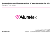 Aluratek AWDMPF208F Manuel D'instruction