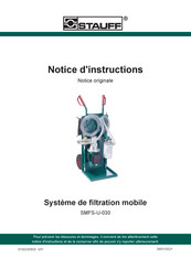 STAUFF SMFS-U-030 Notice D'instructions