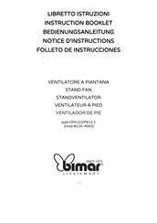 Bimar WLSF-4043 Notice D'instructions