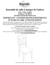 Bayside Furnishings 1119053 Instructions De Montage