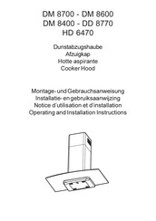 AEG HD 6470 Notice D'utilisation Et D'installation