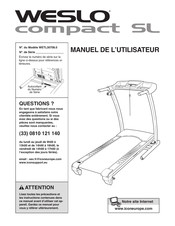 Weslo compact SL Manuel De L'utilisateur