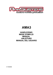 Ama Systems AMA3 Mode D'emploi