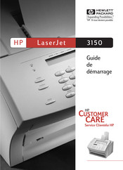 HP LaserJet 3150 Guide De Démarrage