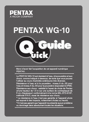 Pentax WG-10 Mode D'emploi