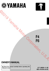Yamaha F4 Manuel De L'utilisateur