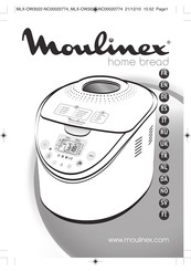 Moulinex home bread OW302000 Mode D'emploi