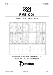 metso RMS-CD1 Manuel De L'utilisateur